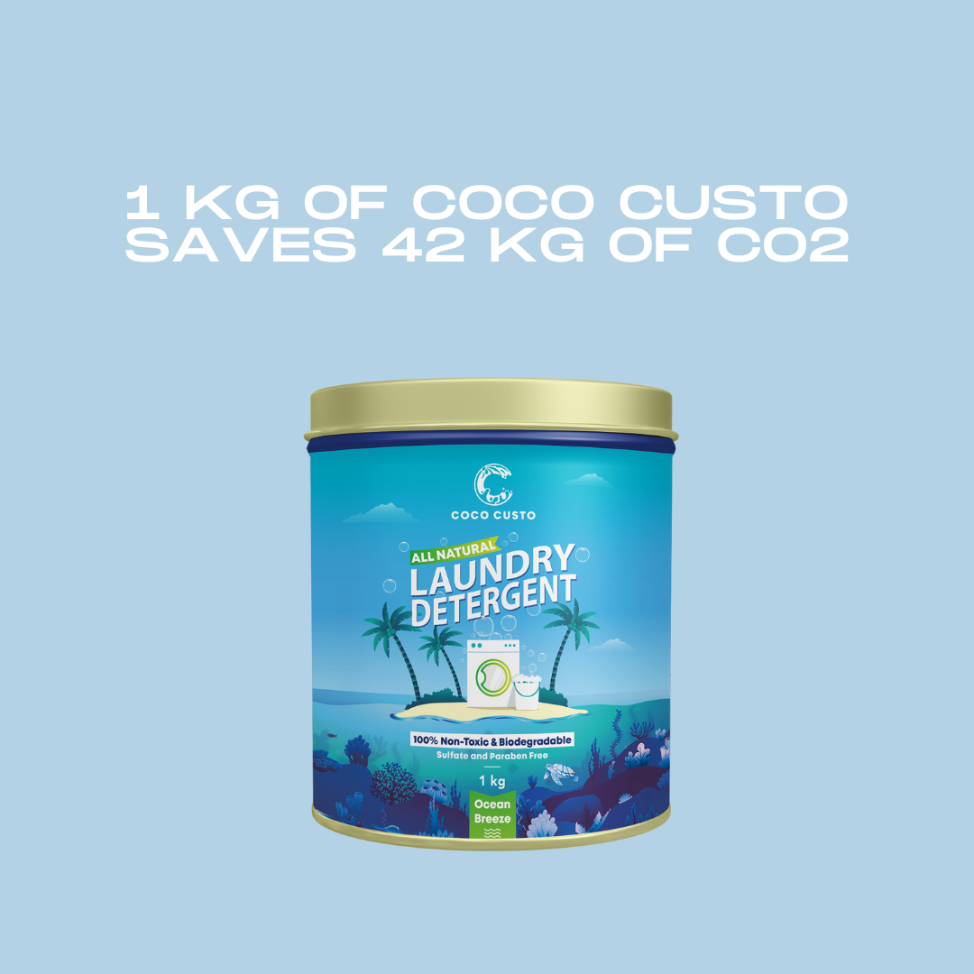 Ocean Breeze Non-Toxic Laundry Detergent Tin (1kg)