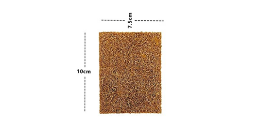 Natural Coir Utensil Scrub - Rectangular - Pack of 3