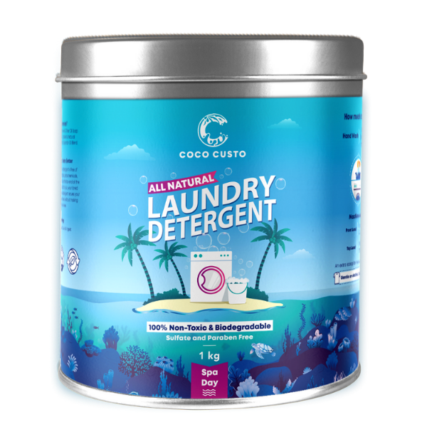 Spa Day Non-Toxic Laundry Detergent Tin (1kg)